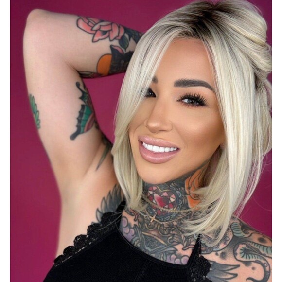 Rebel Gypsy “Tropical suite” luxury monofilament wig New main image 5
